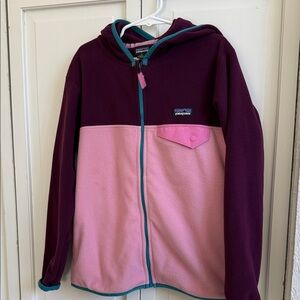 Patagonia Kids Micro D Snap-T Hooded Jacket size Small